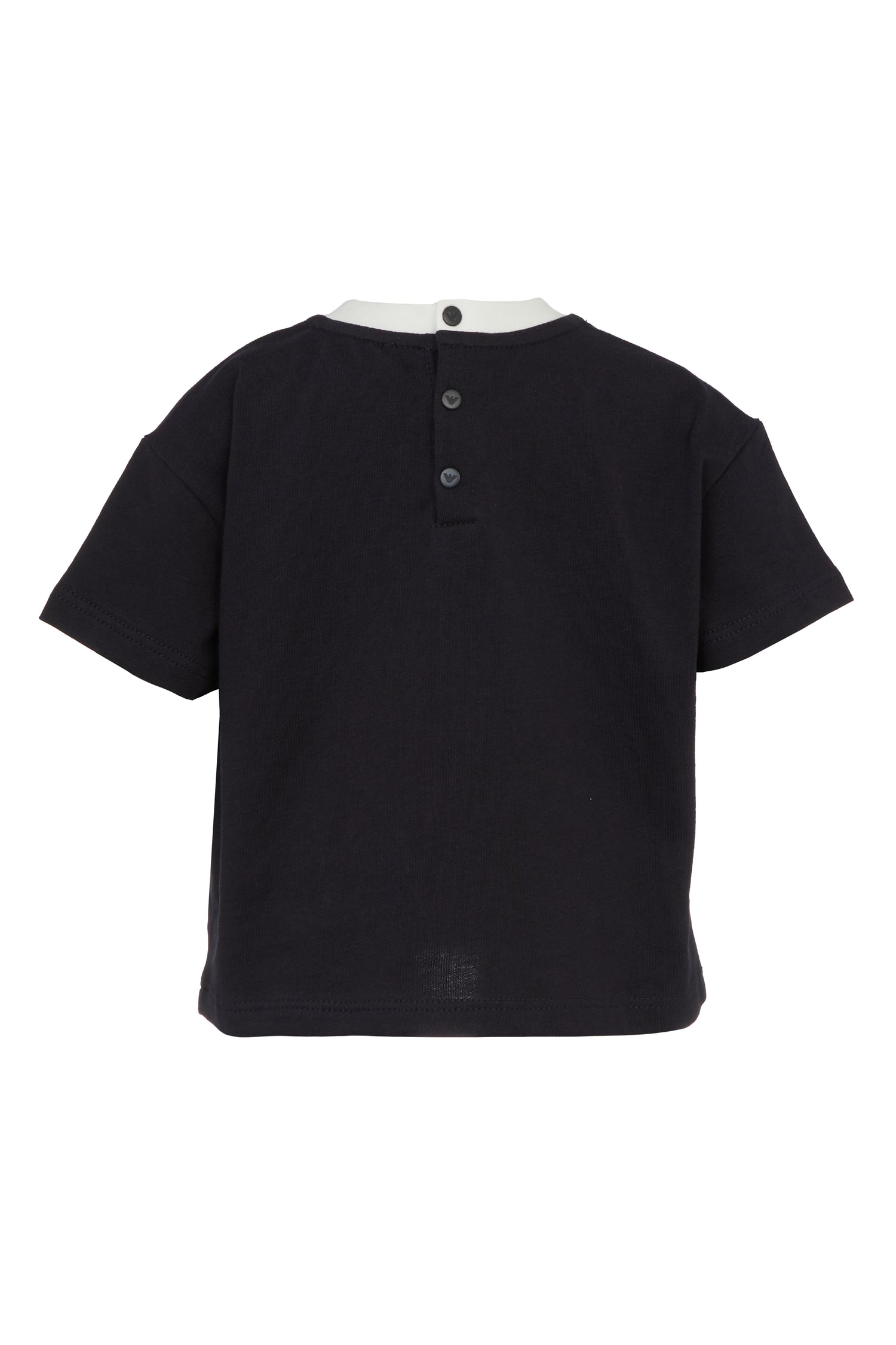 Emporio Armani T-Shirt (Oxford Tan &amp; Blu Navy) | Schools Out