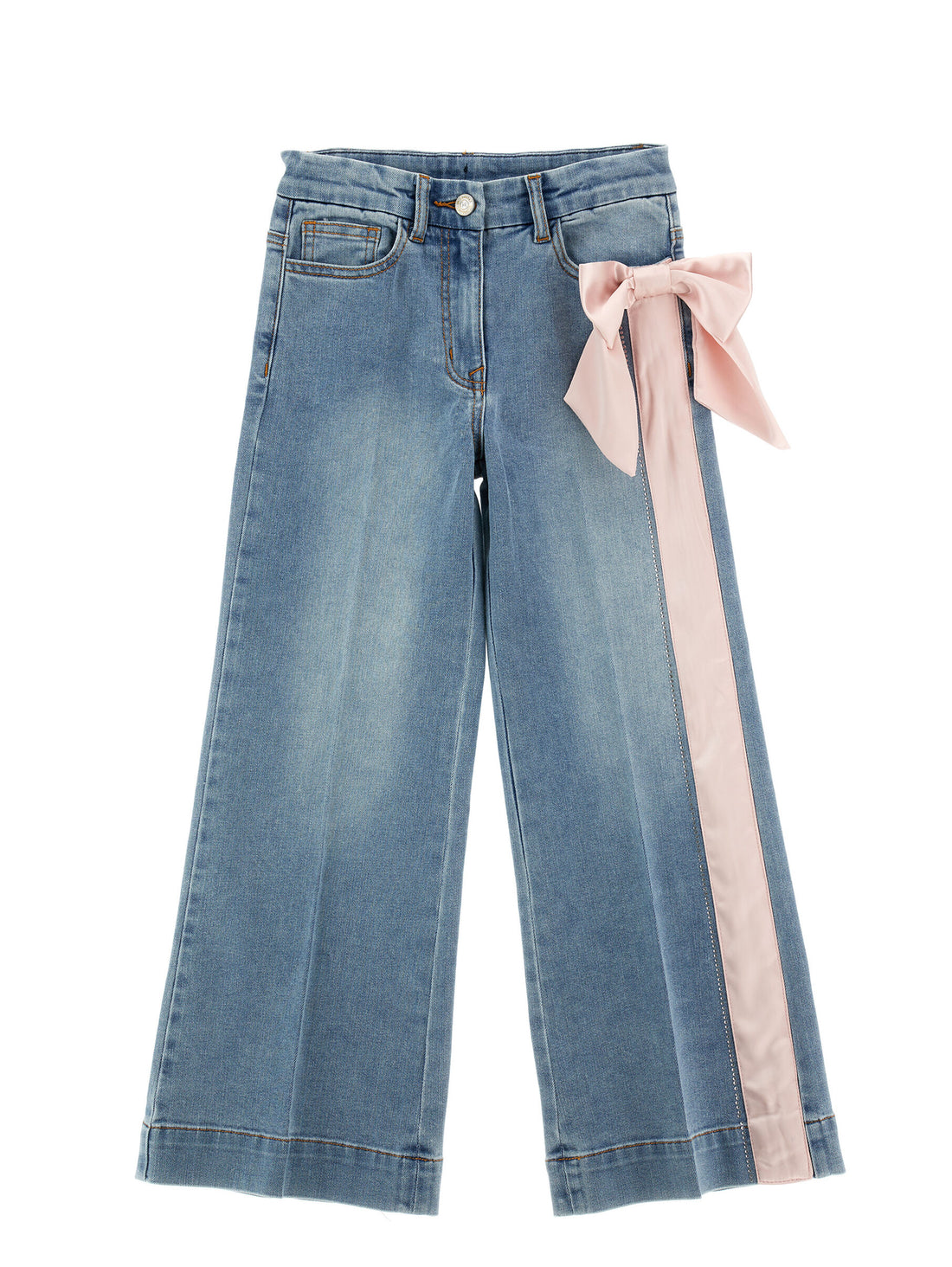 Jeans With Bow Monnalisa