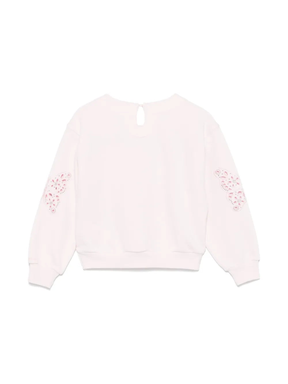 Butterfly Embroidered Sweatshirt