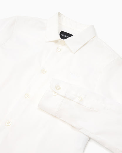 Classic Long-Sleeve Button-Up Shirt