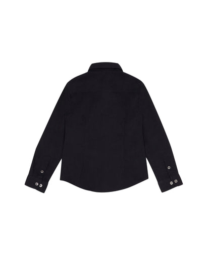 Long-Sleeve Button-Front Shirt