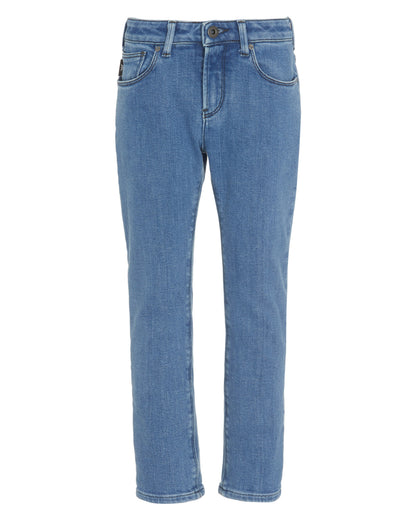 Slim Straight-Leg Denim Jeans