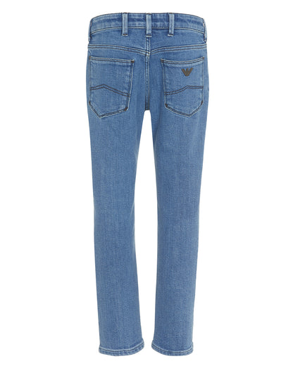 Slim Straight-Leg Denim Jeans