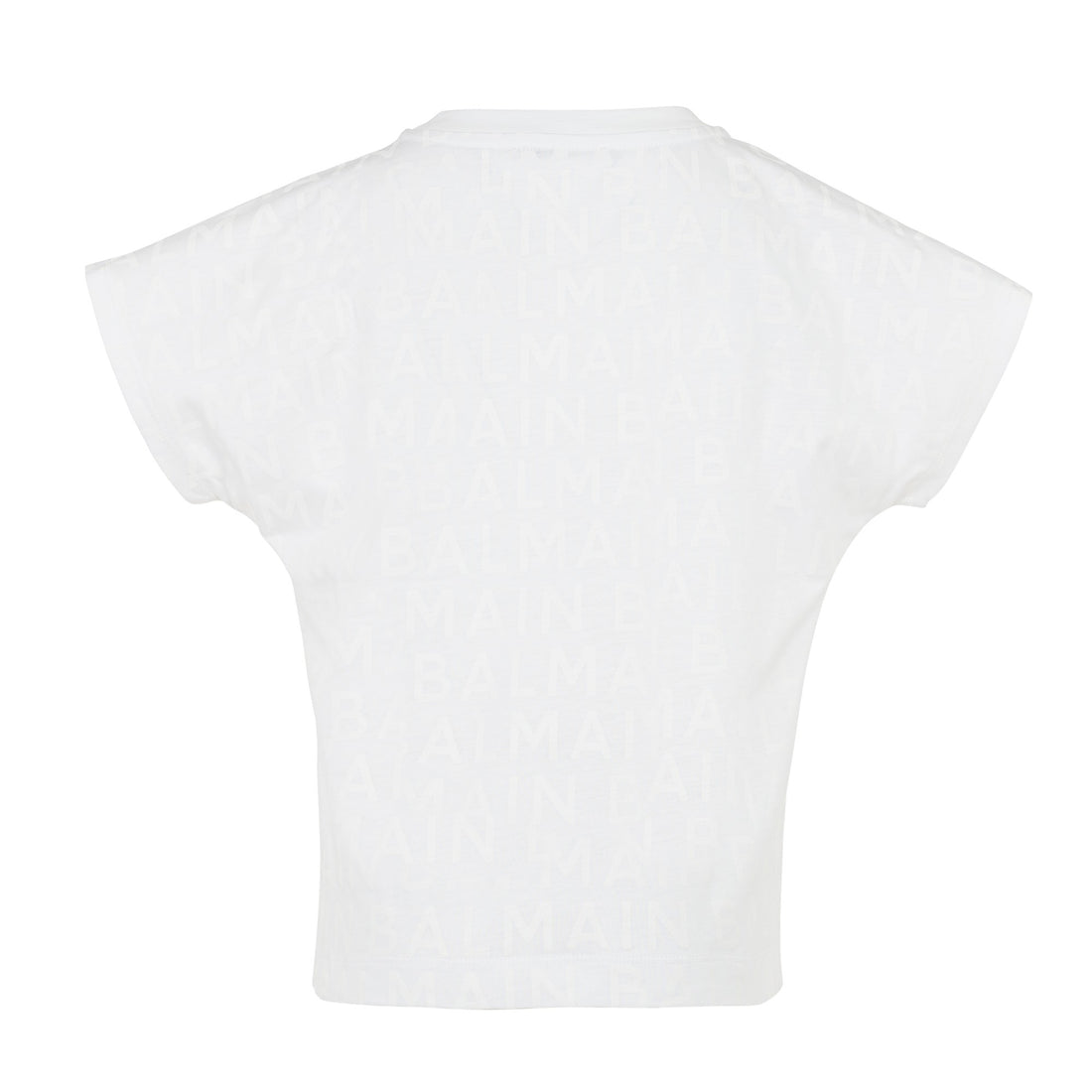 Balmain Kids Logo-Print Cotton T-shirt