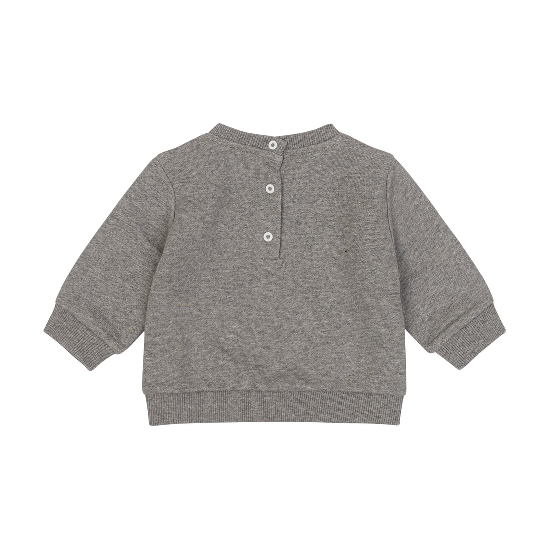 Logo Sweatshirt with Shoulder Detail – Grey