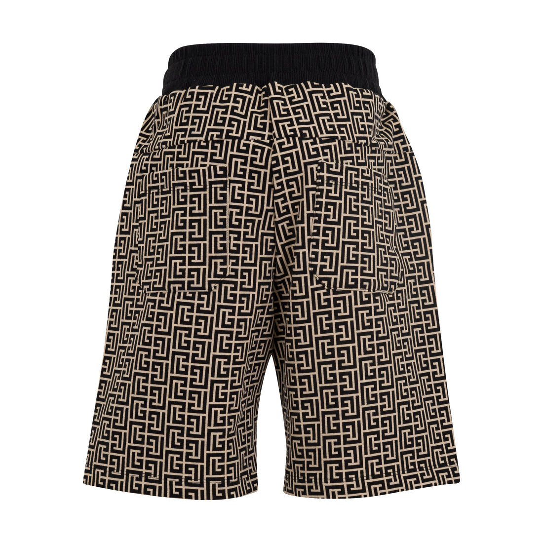 Monogram Print Jersey Shorts