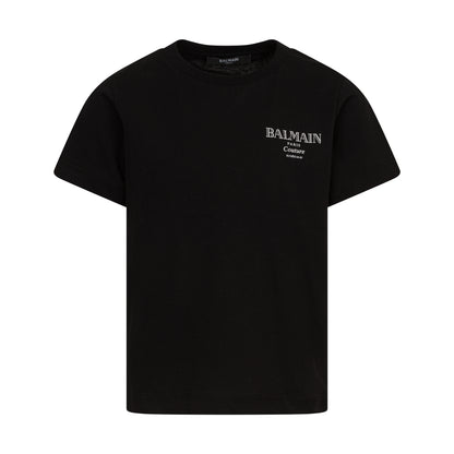 Luxury Children’s Cotton Chest-Print Tee
