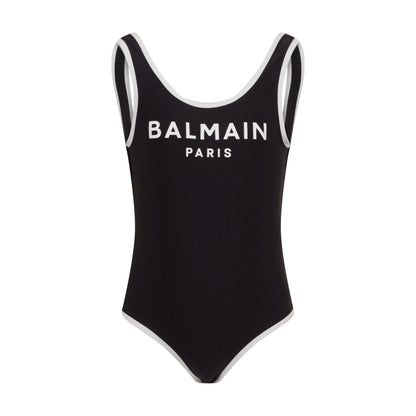 Children’s Logo-Print Knitted Swim Suit