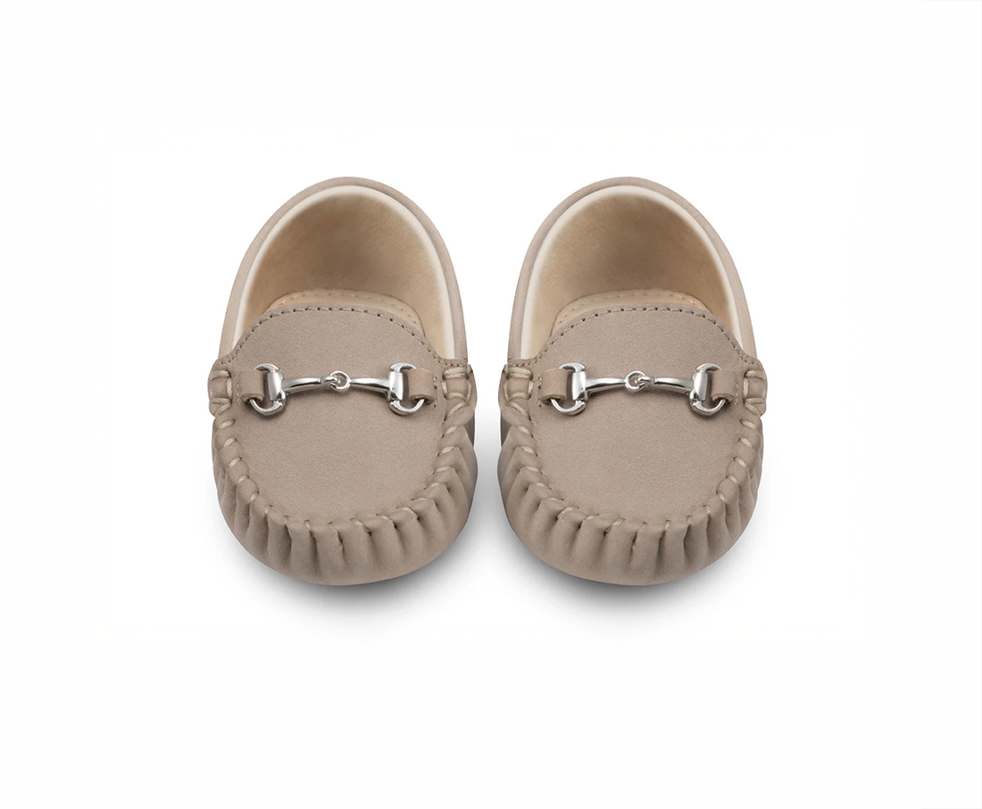 Lucca Brown Baby Loafers