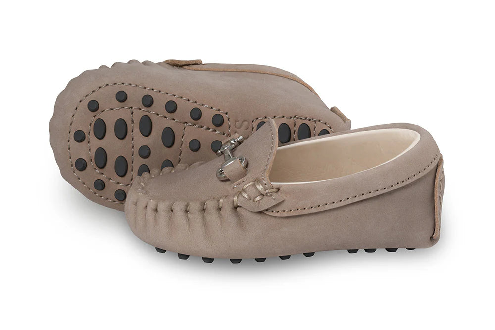 Lucca Brown Baby Loafers