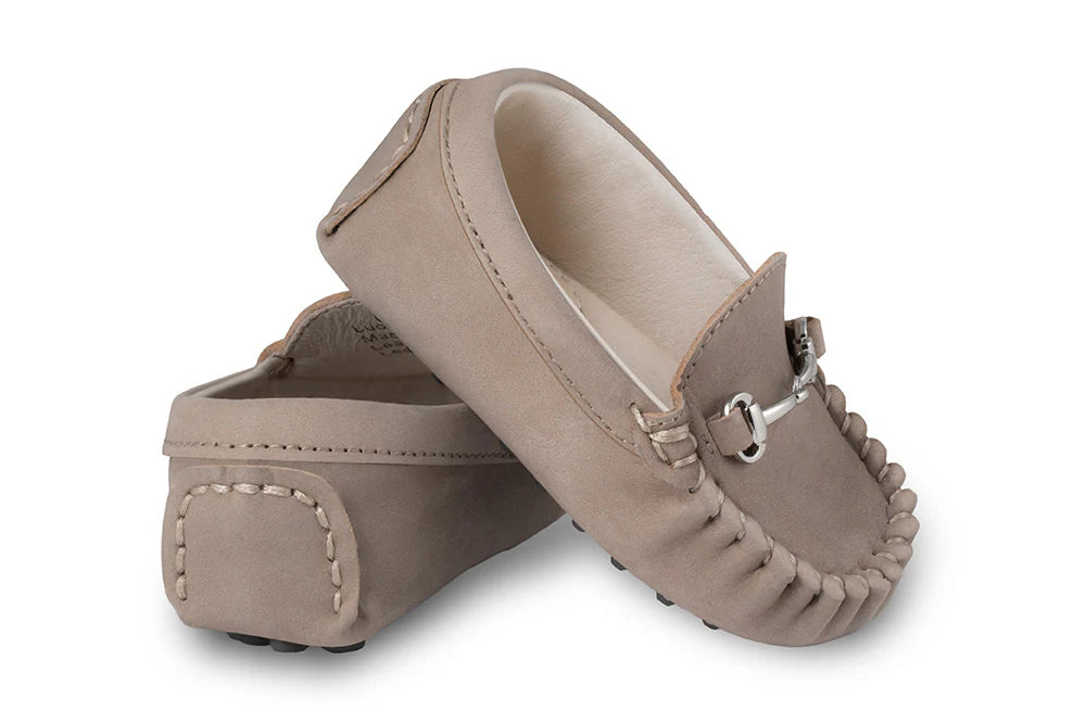 Lucca Brown Baby Loafers