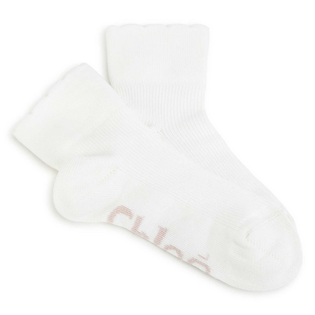 Shell Cutout Ankle Socks