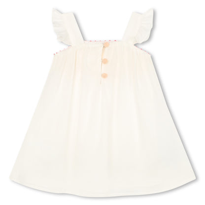 Chloé Sleeveless Organic Cotton Veil Dress with Crochet Neckline | Schools Out