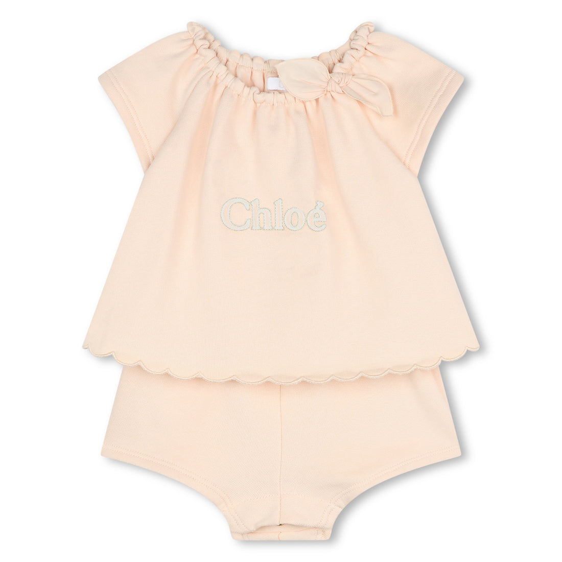 Chloé Organic Cotton Fleece All In One with Star Embroidery | Schools Out