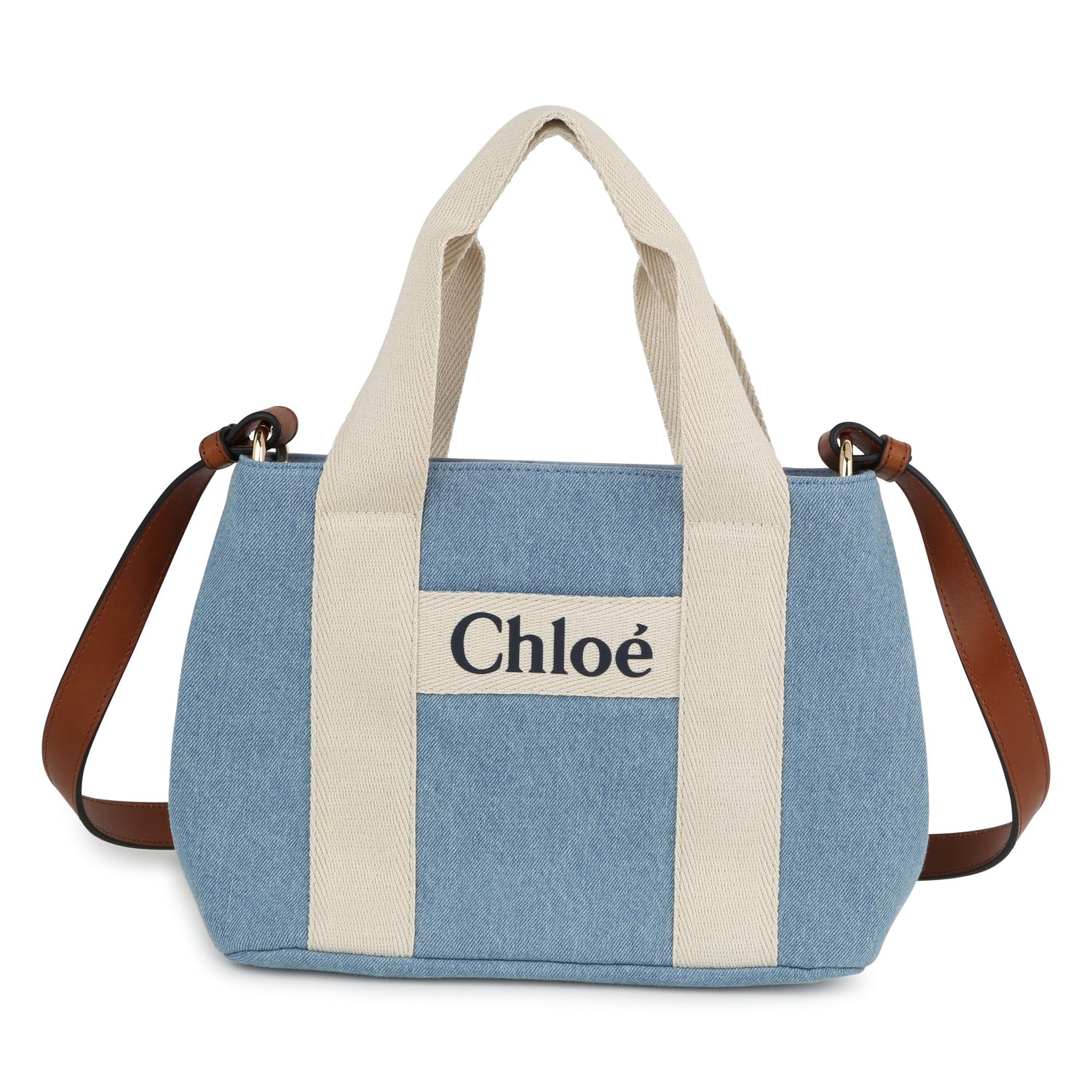 Organic Cotton Denim Shoulder Bag