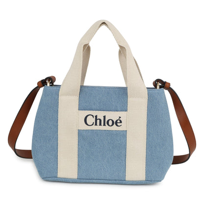 Organic Cotton Denim Shoulder Bag