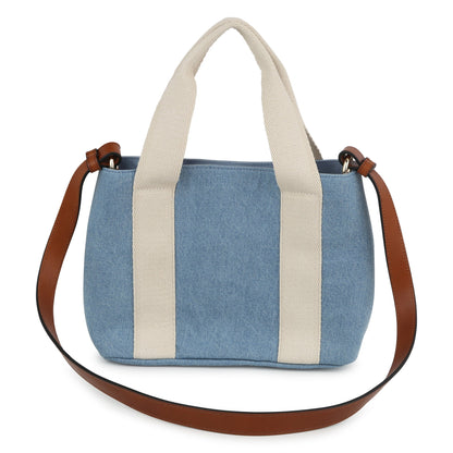 Organic Cotton Denim Shoulder Bag