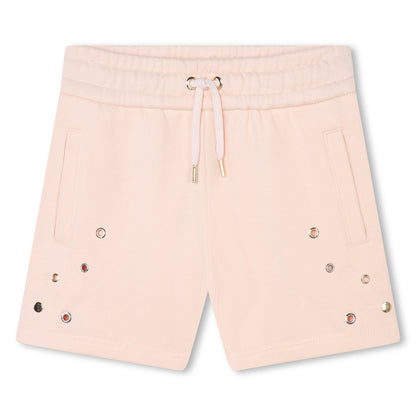 Chloé Terry Shorts with Eyelet Detailing