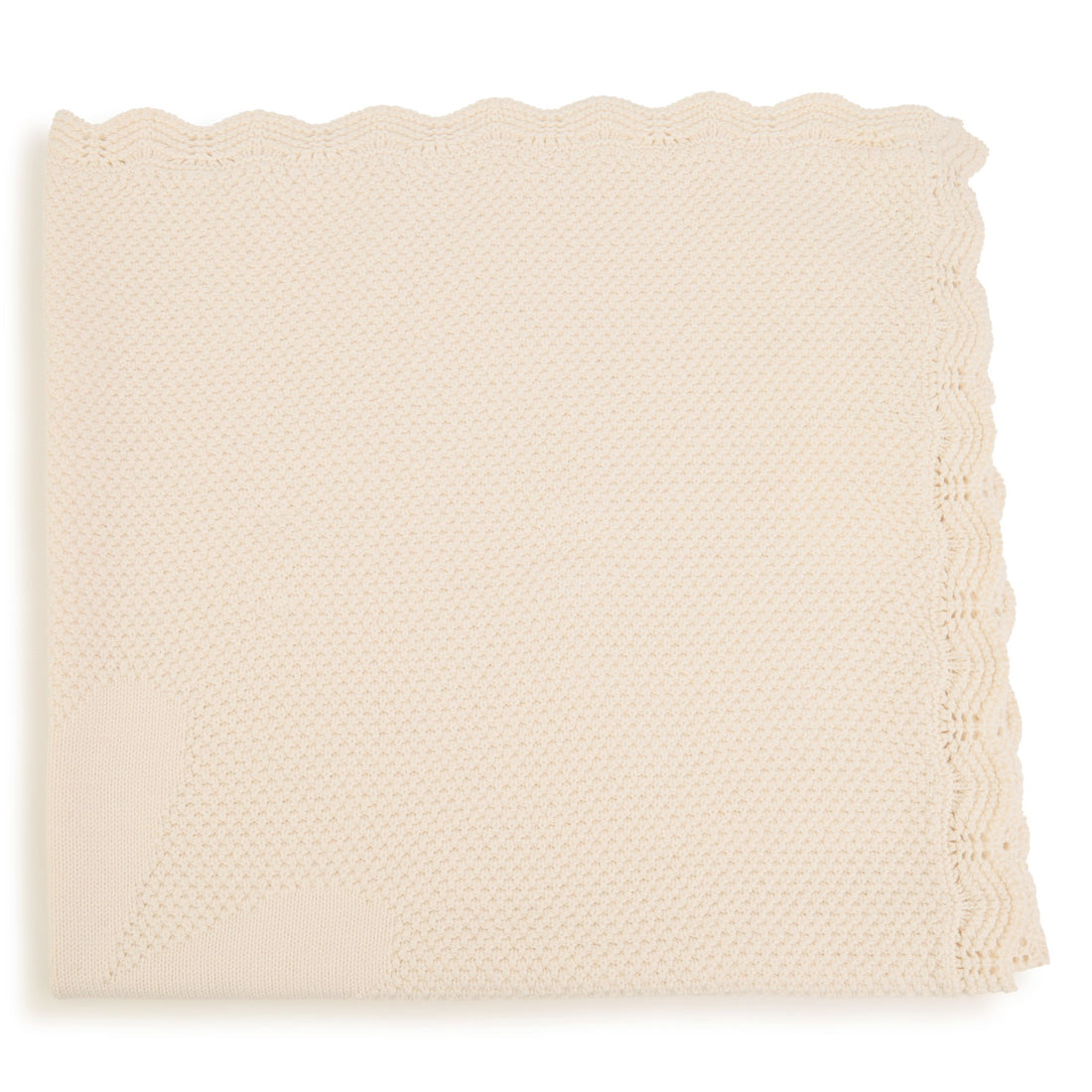 Chloé Knitted Blanket with Shell-Finishing Edge | Schools Out