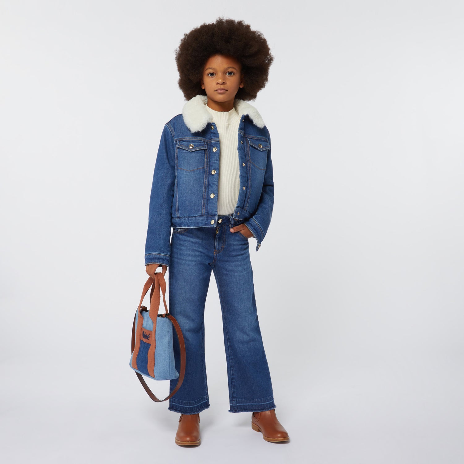 Chloe Denim Handle Bag