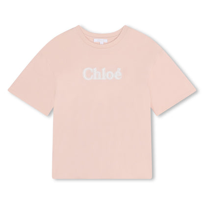 Chloe Pink Cotton Tee