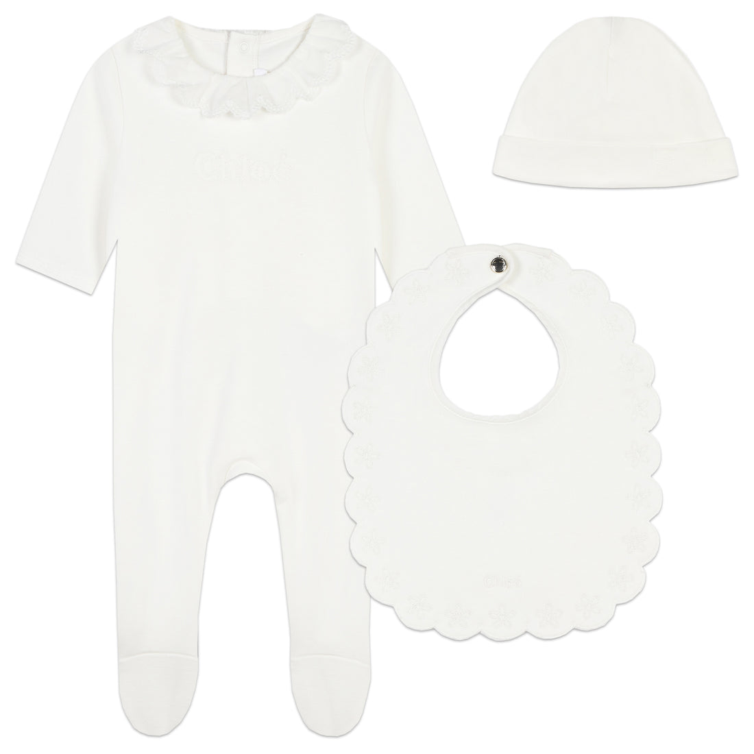 Chloe Pyjamas Offwhite - Comfortable and Elegant Sleepwear for Kids | Schools Out