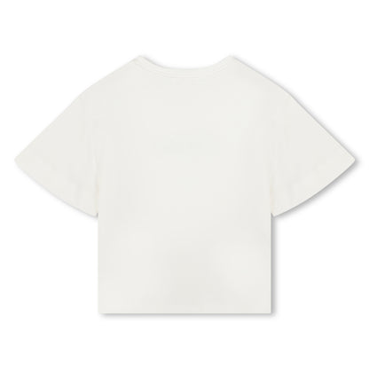 Offwhite Cotton Kids Tee