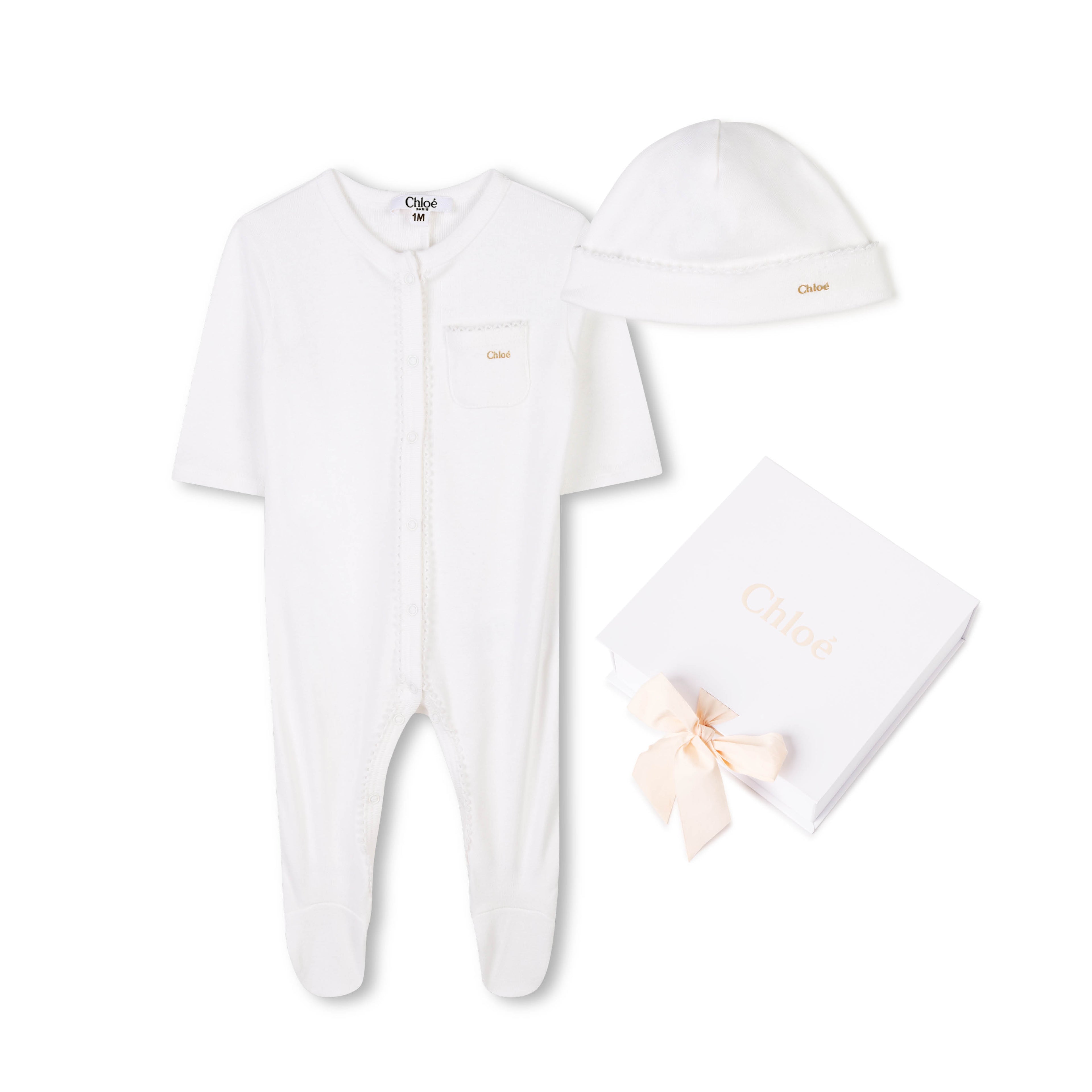 Pyjamas + Pull-On Hat Set