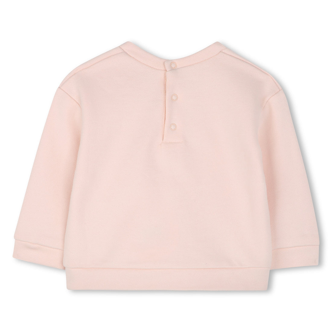 Toddler Organic Cotton Fleece Sweatshirt with Embroidered Branding