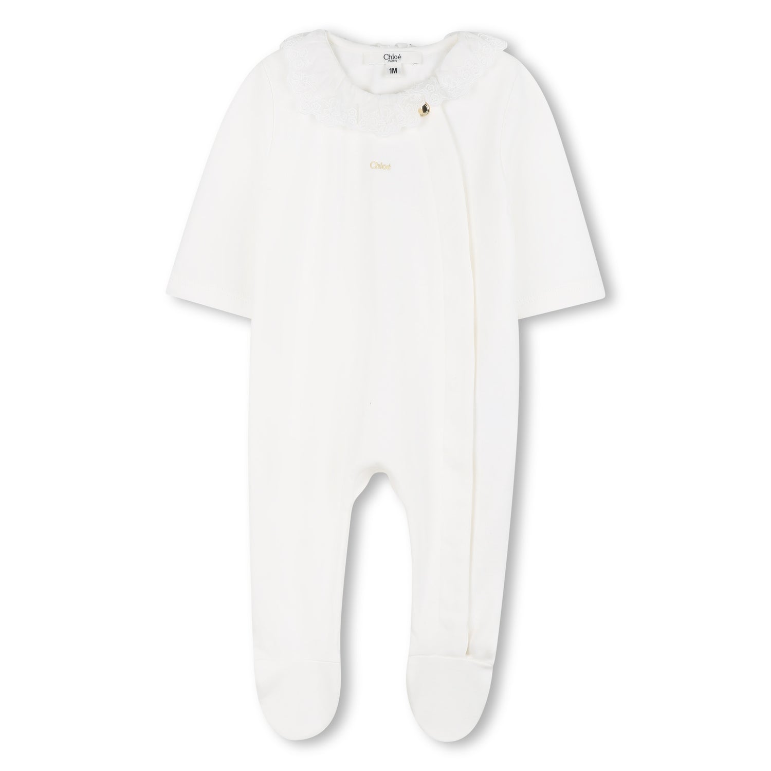 Organic Cotton Baby Pyjamas Set with Two Matching Bibs