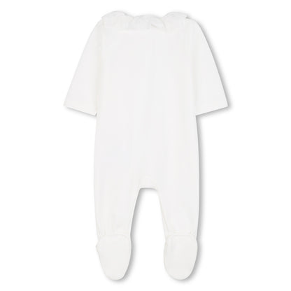 Organic Cotton Baby Pyjamas Set with Two Matching Bibs
