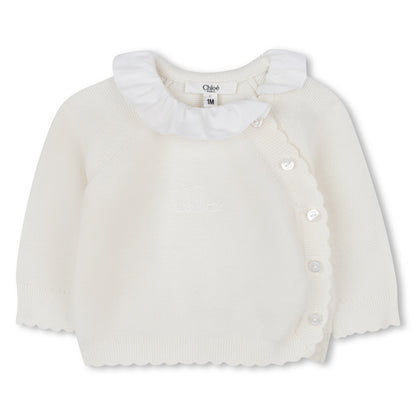 Knitted Two-Piece Baby Set with Gift Box