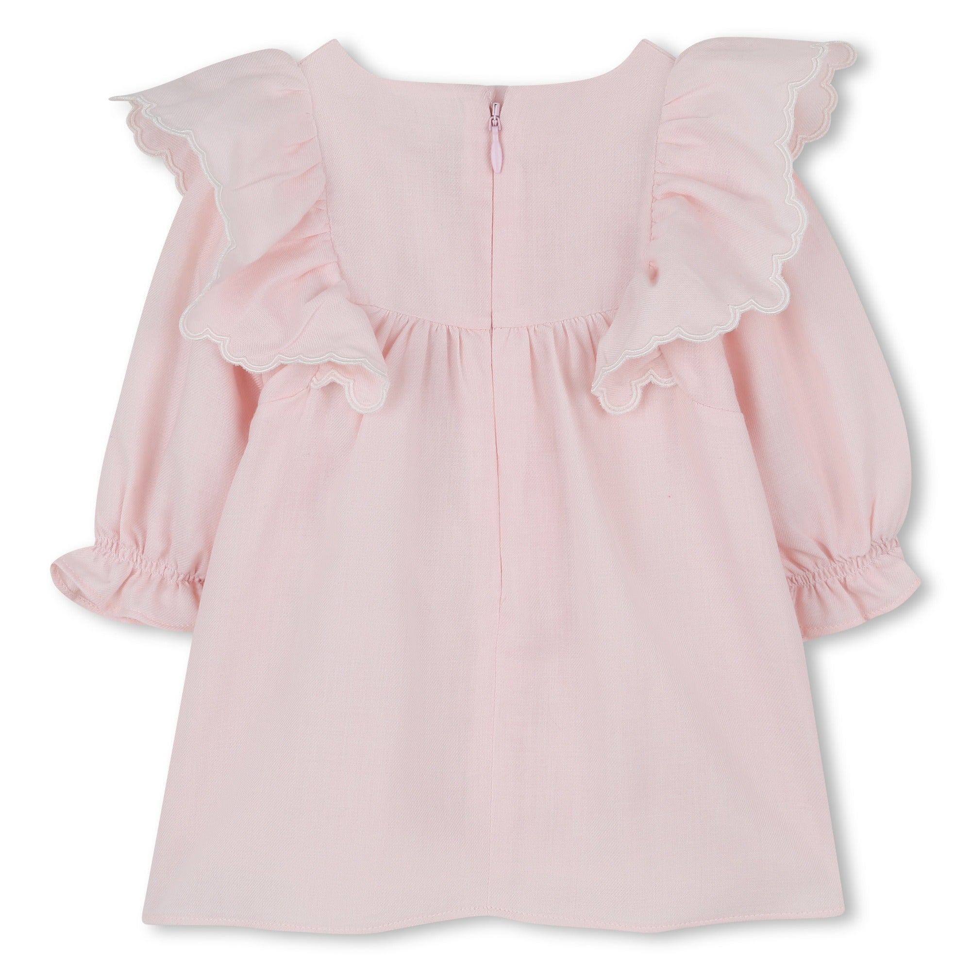 Organic Cotton Baby Dress and Leggings Set with Embroidered Detailing