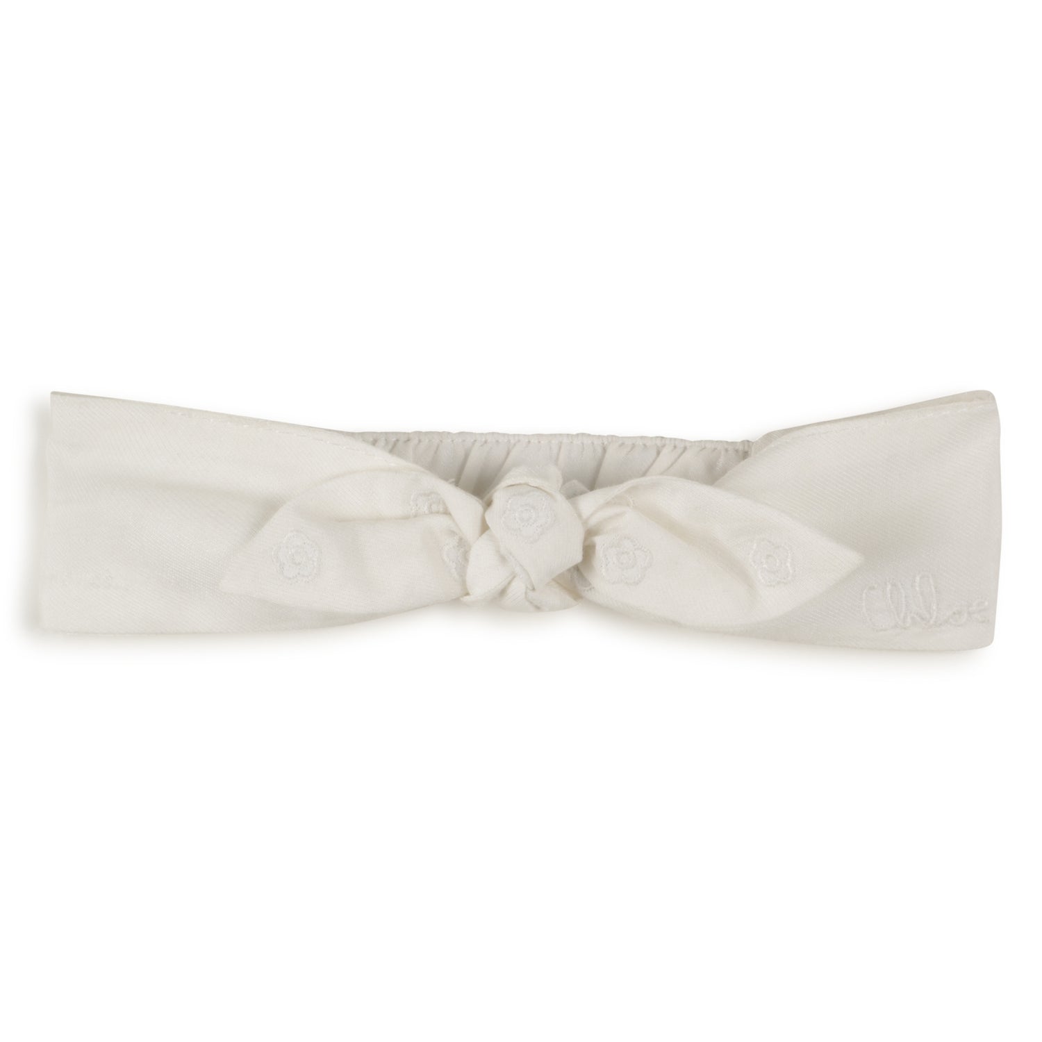 Organic Cotton Baby Dress and Headband Set with Embroidered Detailing