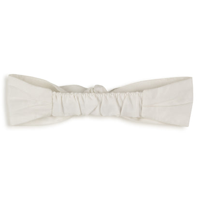 Organic Cotton Baby Dress and Headband Set with Embroidered Detailing
