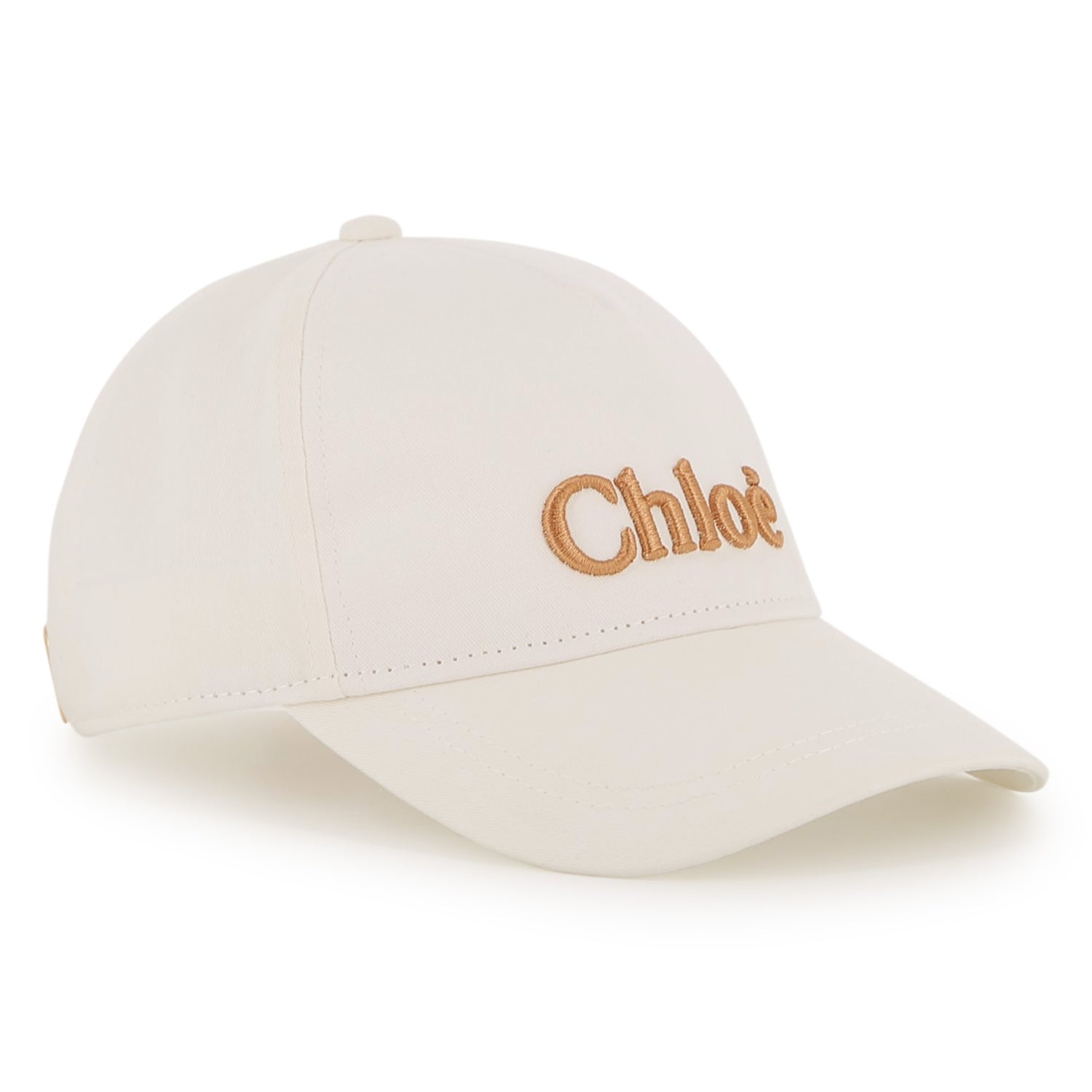 Cotton Twill Cap with Front Embroidered Logo and Adjustable Strap Chloe