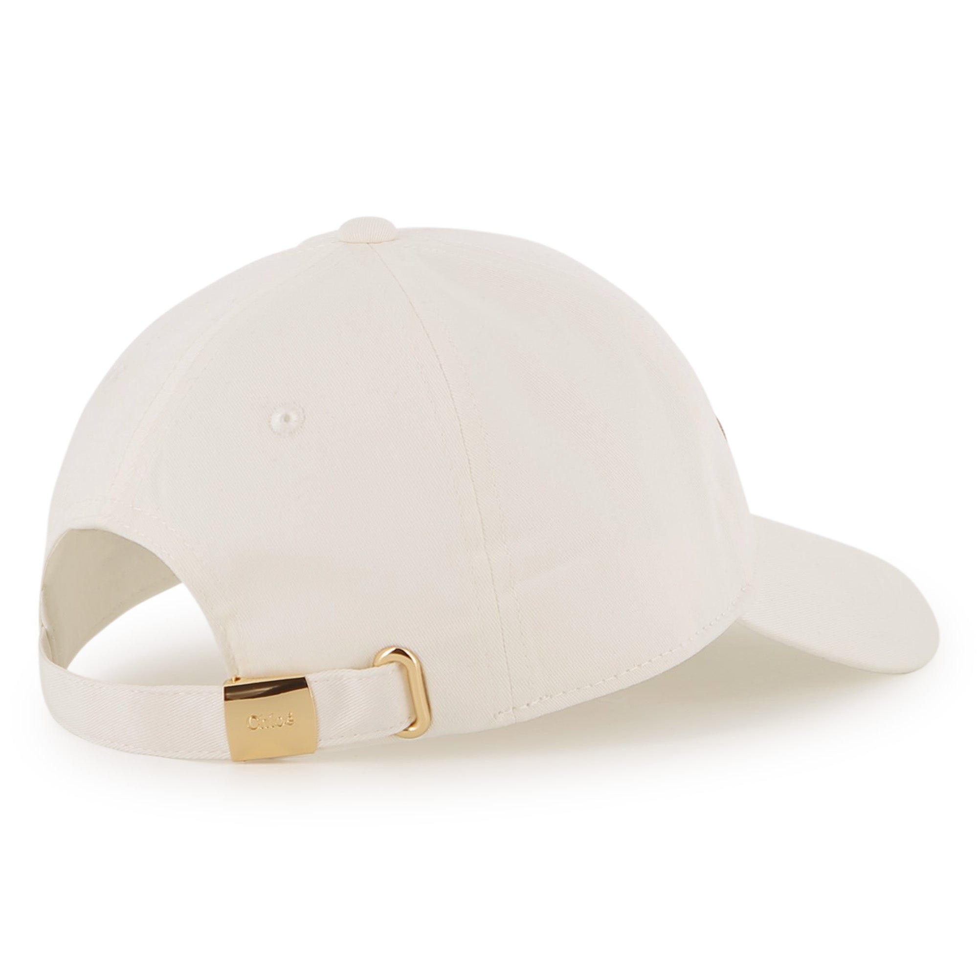 Cotton Twill Cap with Front Embroidered Logo and Adjustable Strap Chloe