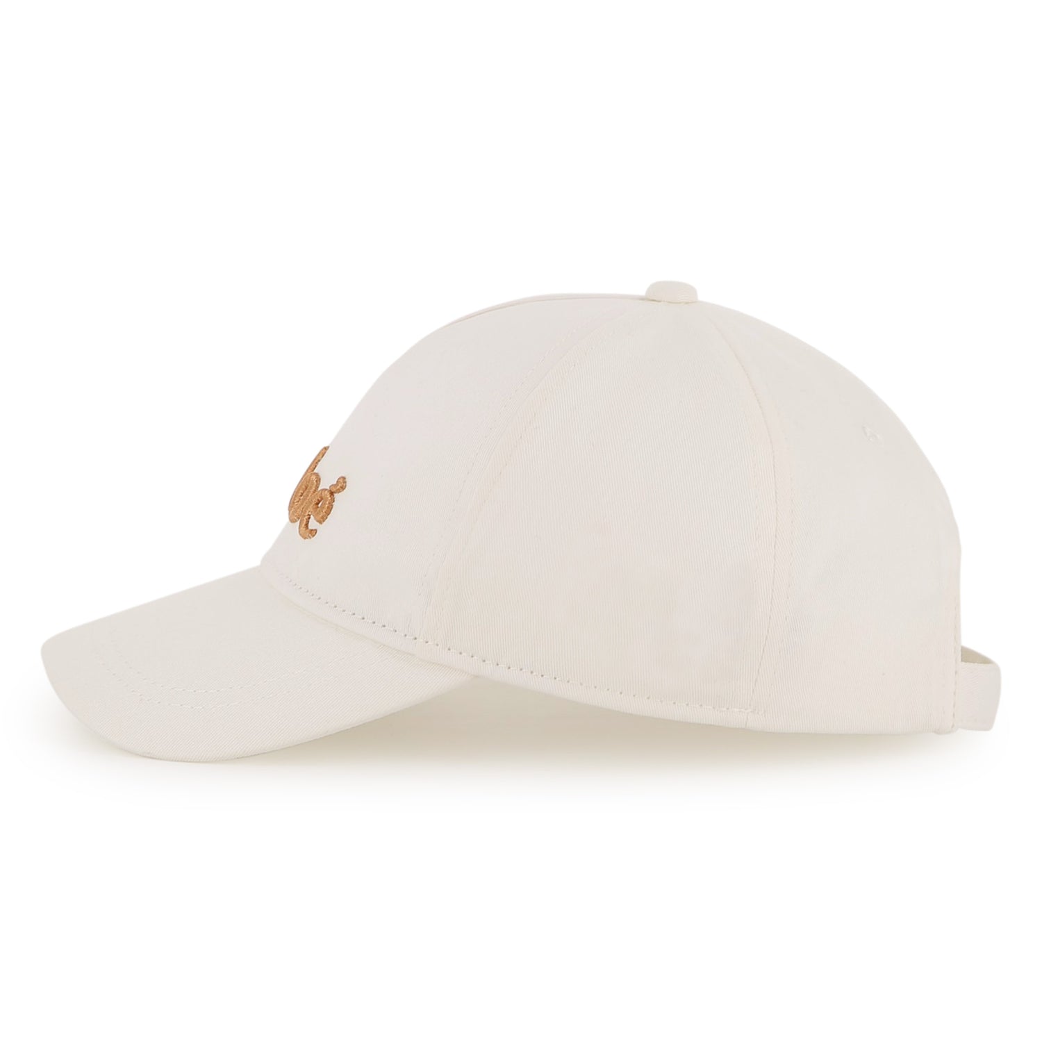 Cotton Twill Cap with Front Embroidered Logo and Adjustable Strap Chloe