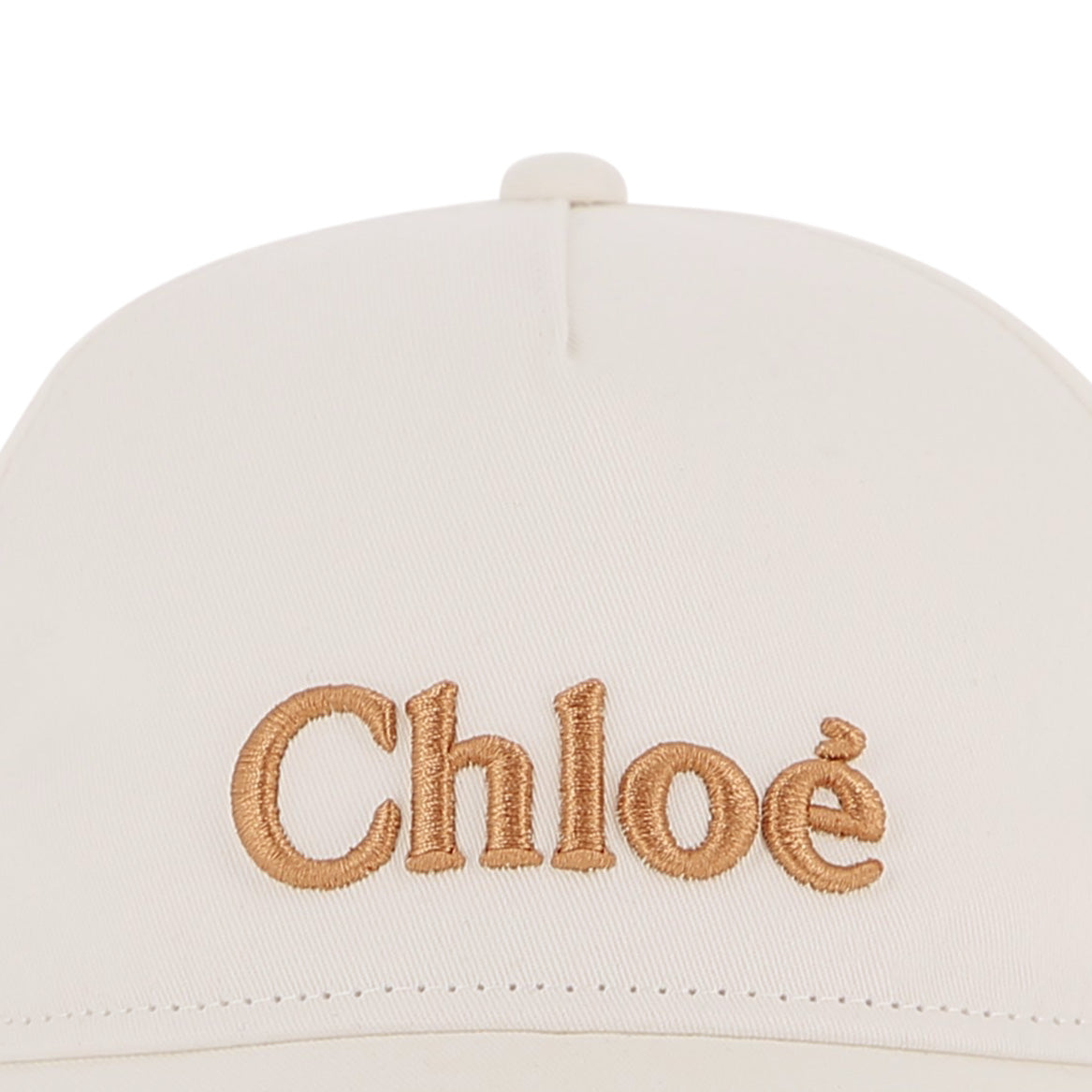 Cotton Twill Cap with Front Embroidered Logo and Adjustable Strap Chloe