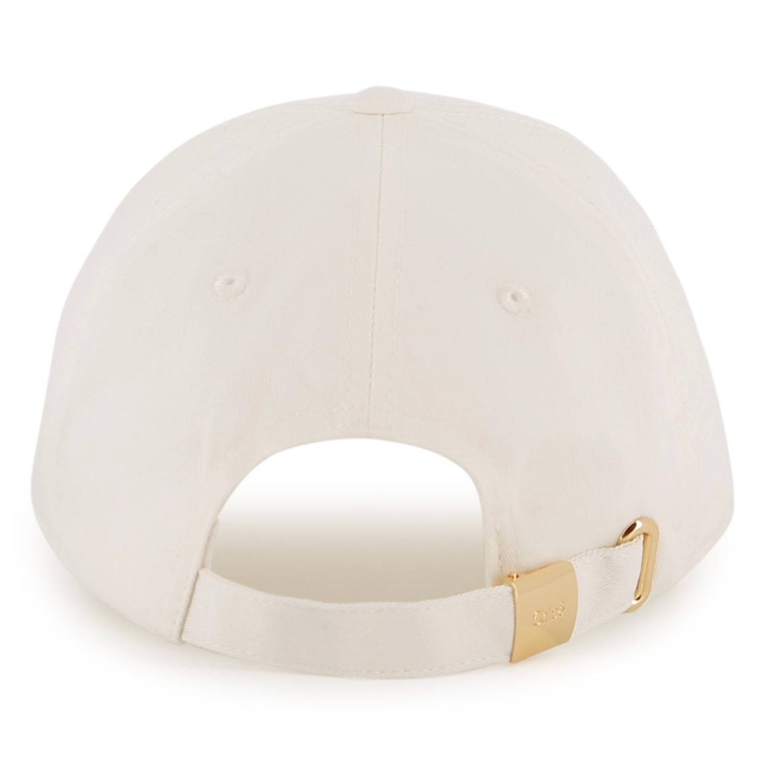 Cotton Twill Cap with Front Embroidered Logo and Adjustable Strap Chloe