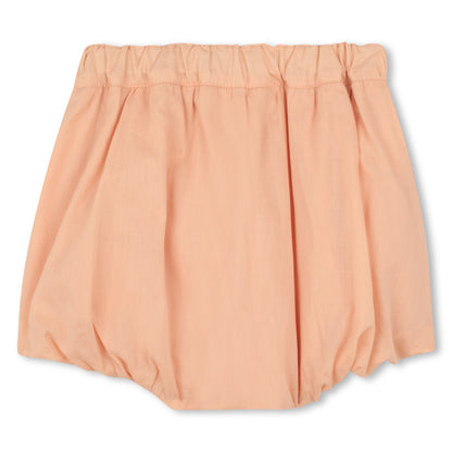 Organic Percale Top and Bloomers Set with Floral Embroidery Chloe