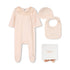 Organic Cotton Pajamas, Beanie and Bib Gift Set Chloe