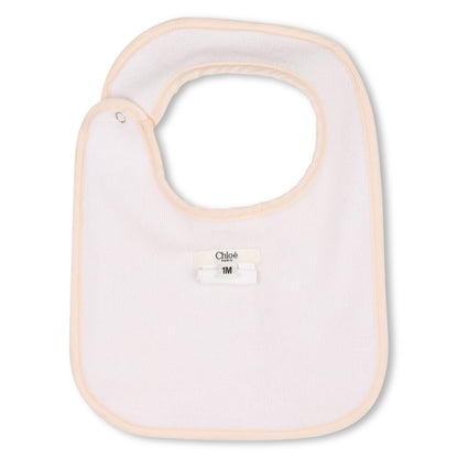 Organic Cotton Pajamas, Beanie and Bib Gift Set Chloe