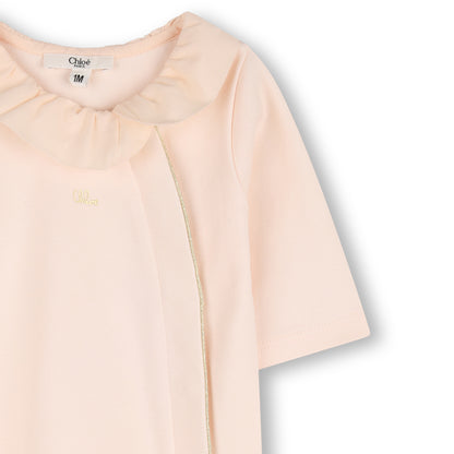 Organic Cotton Pajamas, Beanie and Bib Gift Set Chloe