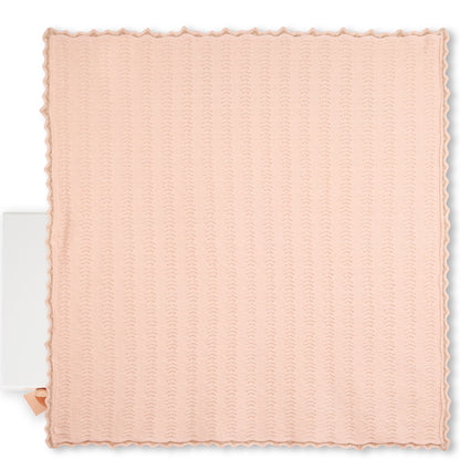 Organic Cotton and Cashmere Knit Baby Blanket Chloe