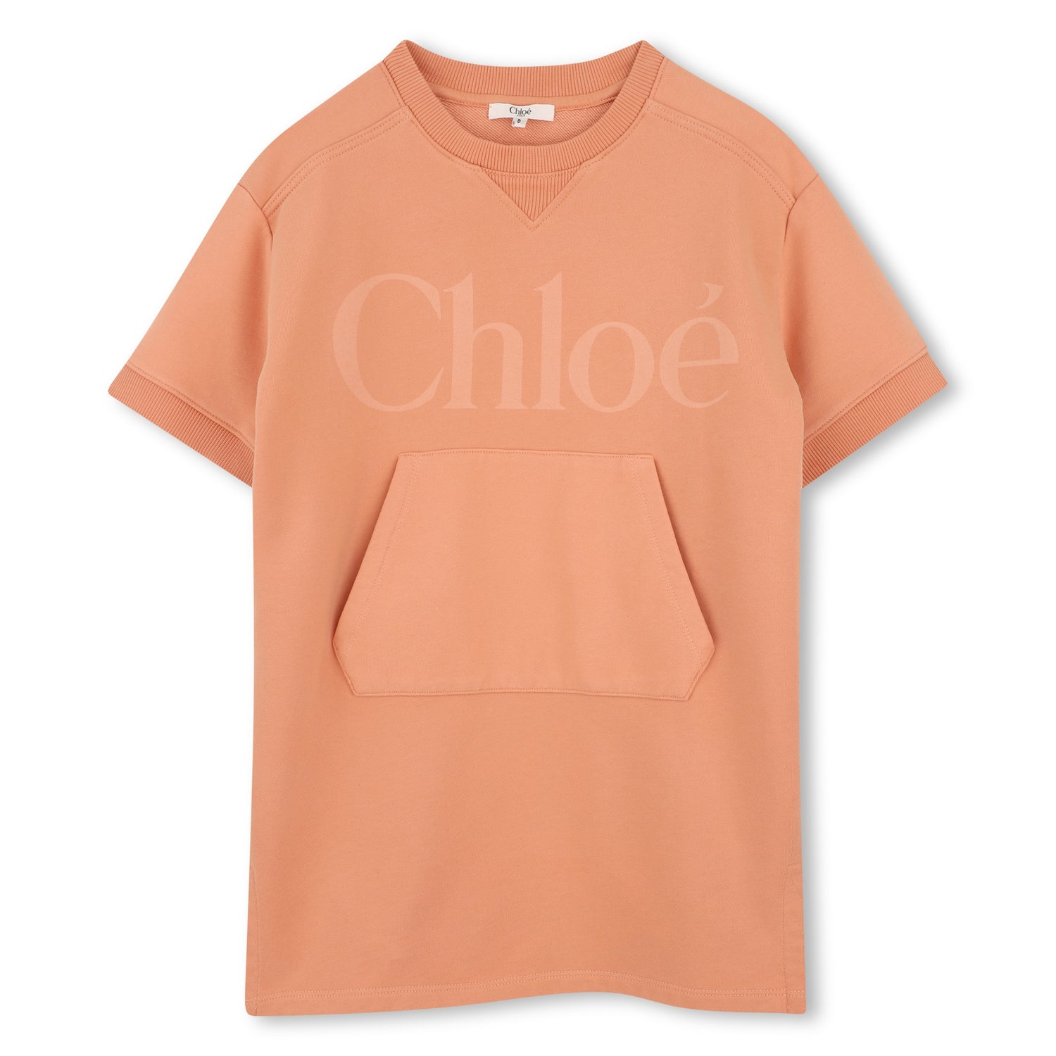 Organic Cotton French Terry Dress with Kangaroo Pocket Chloe