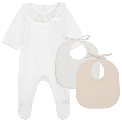 Organic Cotton Pyjama Set with Bibs