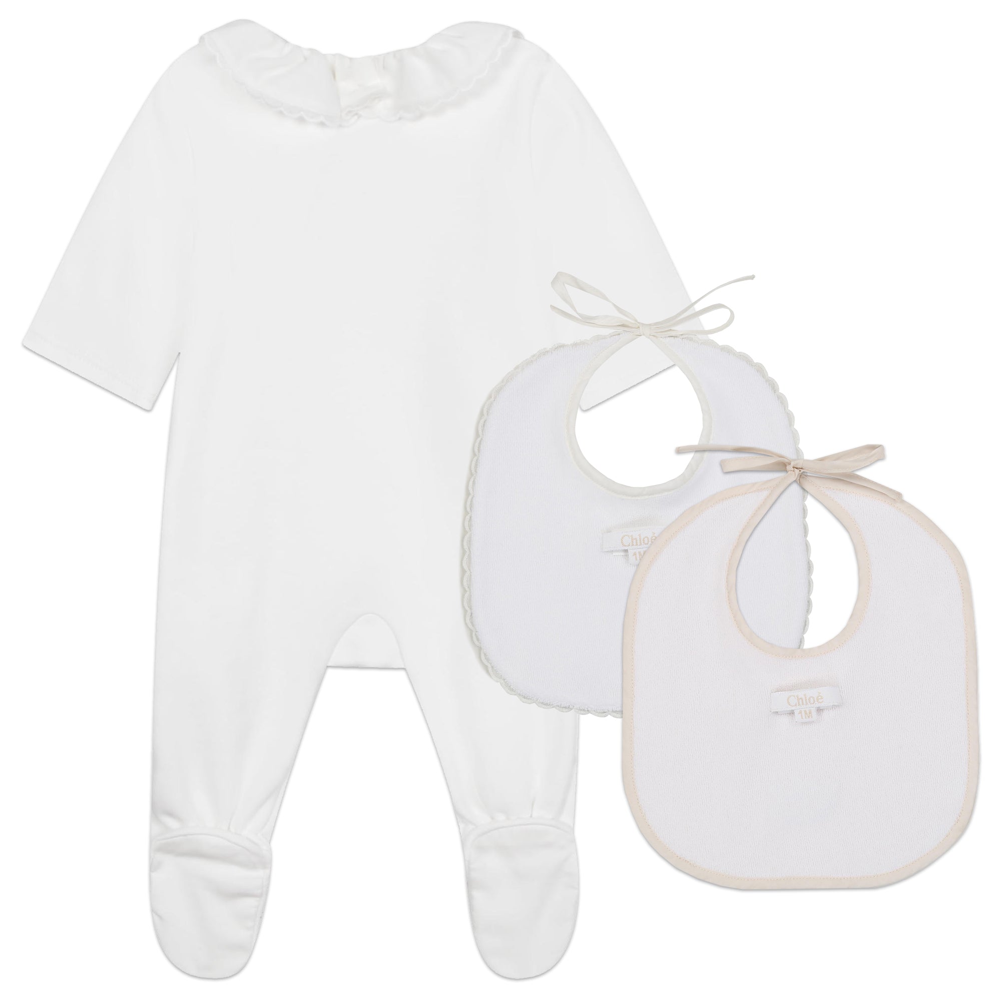 Organic Cotton Pyjama Set with Bibs