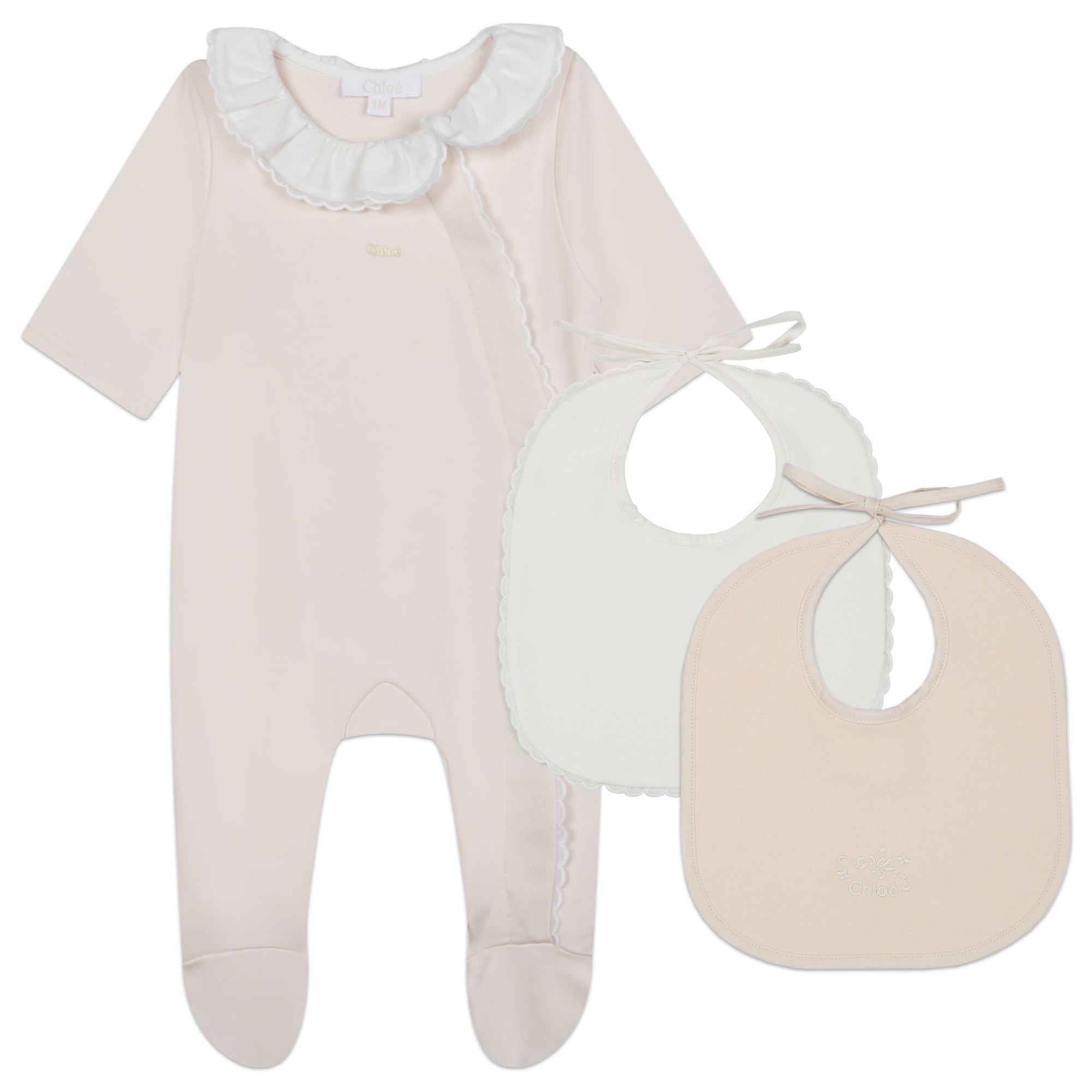 Organic Cotton Pyjama Set with Bibs