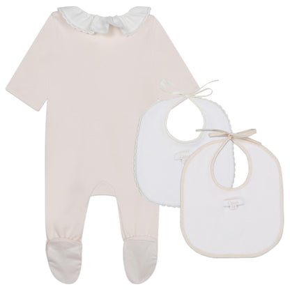 Organic Cotton Pyjama Set with Bibs